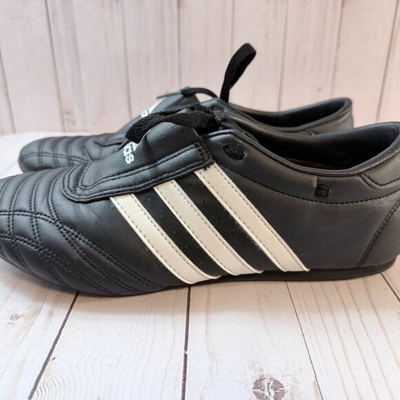 Adidas Taekwondo Martial Arts Shoes ATSS02 Black/White Size 9.5 - Picture 3 of 9